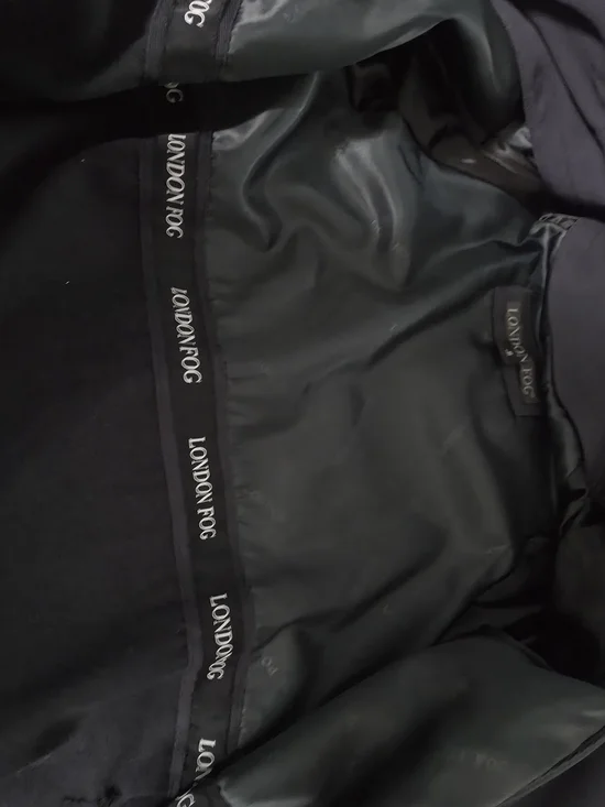 London Fog Green Grey Labeled Inner Tag Jacket - Picture 11 of 16